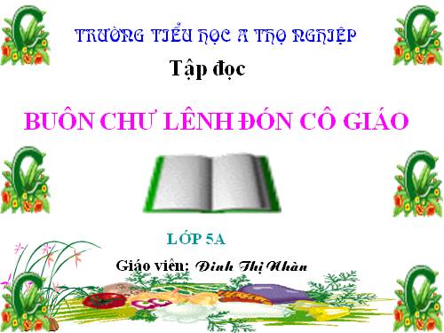 Tuần 15. Buôn Chư Lênh đón cô giáo