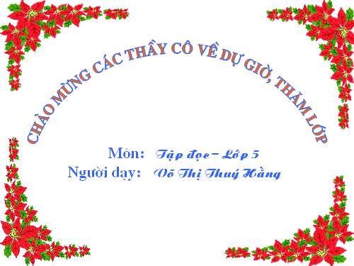 Tuần 31. Bầm ơi