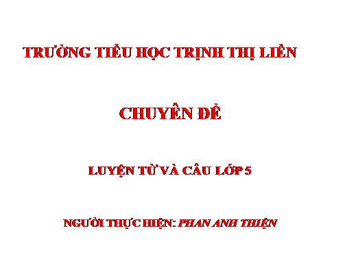 chuyên đề LT&C