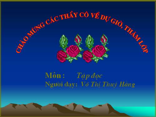 Tuần 31. Bầm ơi