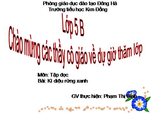 Tuần 8. Kì diệu rừng xanh