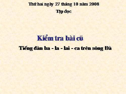 Tuần 8. Trước cổng trời