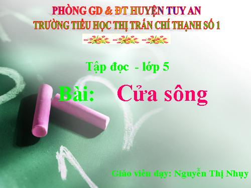 Tuần 25. Cửa sông