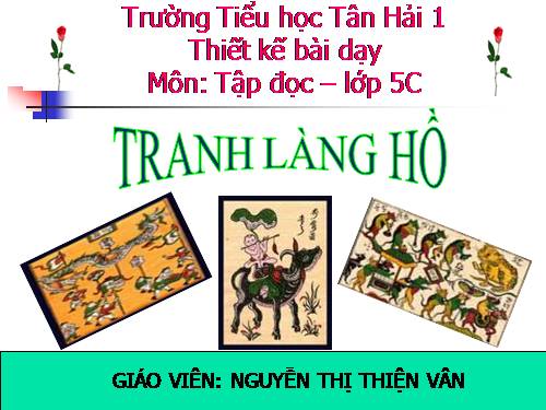 Tuần 27. Tranh làng Hồ