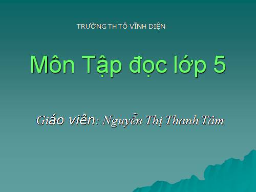 Tuần 31. Bầm ơi