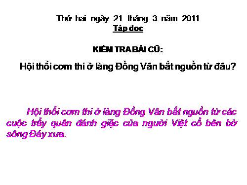 Tuần 27. Tranh làng Hồ