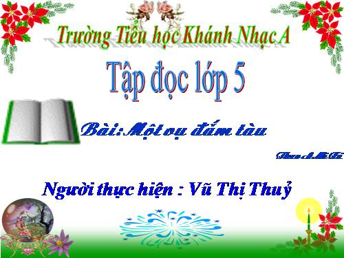 Tuần 29. Một vụ đắm tàu