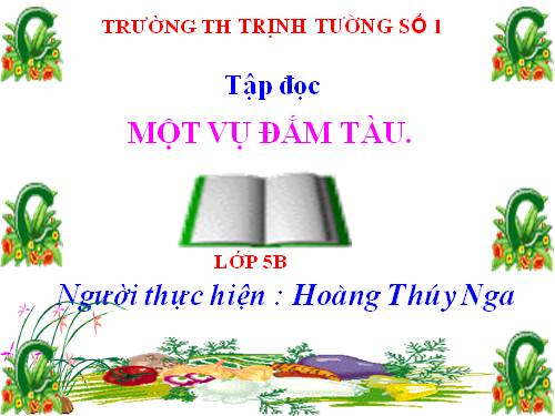 Tuần 29. Một vụ đắm tàu