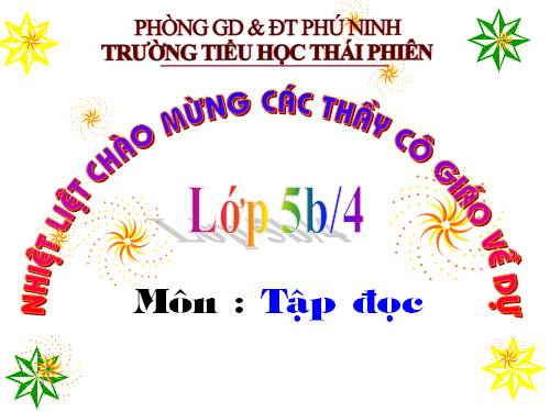 Tuần 24. Hộp thư mật