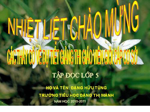 Tuần 22. Lập làng giữ biển