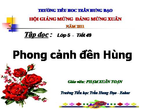 Tuần 25. Phong cảnh đền Hùng