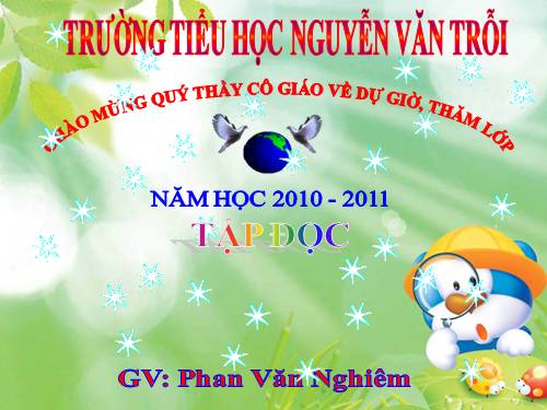 Tuần 23. Chú đi tuần