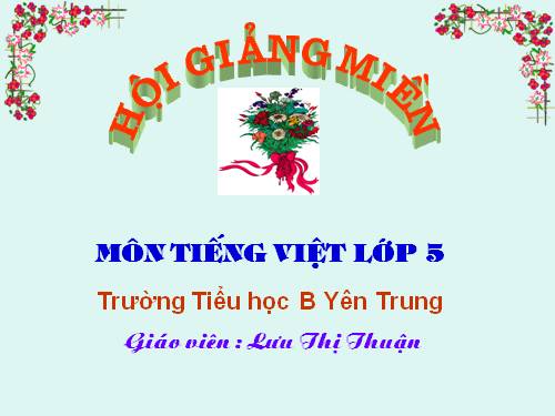 Tuần 25. Cửa sông