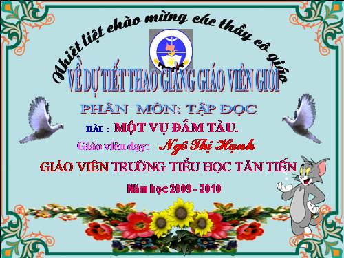 Tuần 29. Một vụ đắm tàu