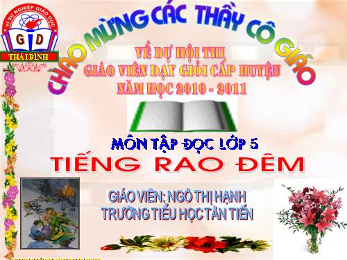 Tuần 21. Tiếng rao đêm