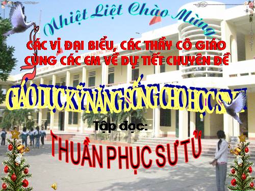 Tuần 30. Thuần phục sư tử