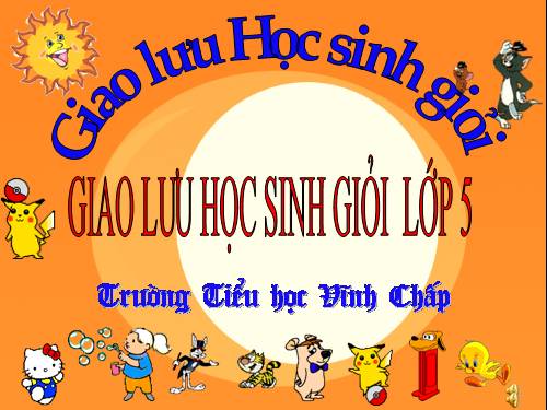 GIAO LUU HS GIOI LOP 5 /2008
