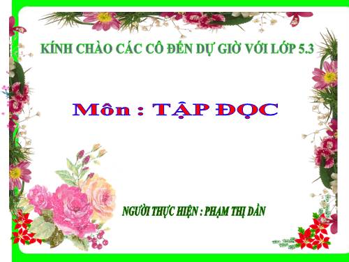 Tuần 16. Thầy thuốc như mẹ hiền