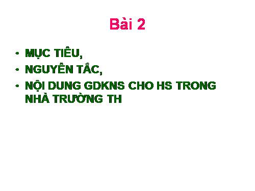Kỹ năng sống