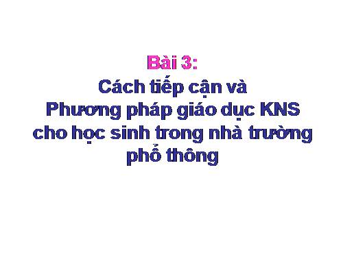 Kỹ năng sống