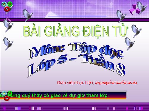 Tuần 8. Trước cổng trời