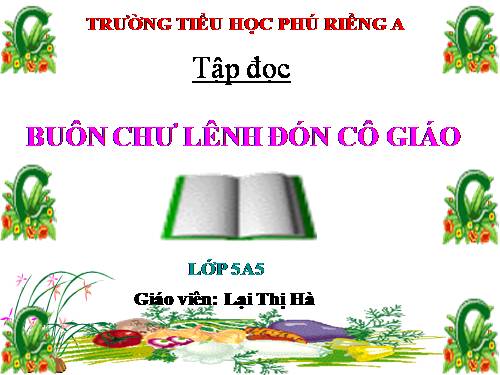 Tuần 15. Buôn Chư Lênh đón cô giáo