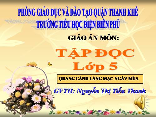 Tuần 1. Quang cảnh làng mạc ngày mùa