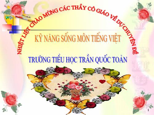 Chuyên đề : GD Kĩ năng sống ở TH.