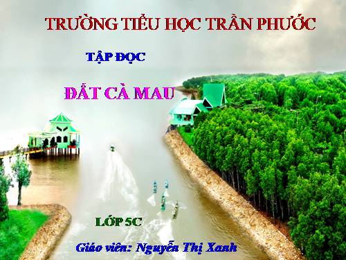 Tuần 9. Đất Cà Mau