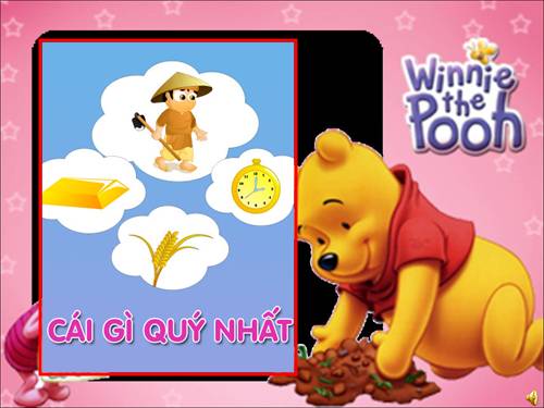 Truyện tranh bài "Cái gì quí nhất"