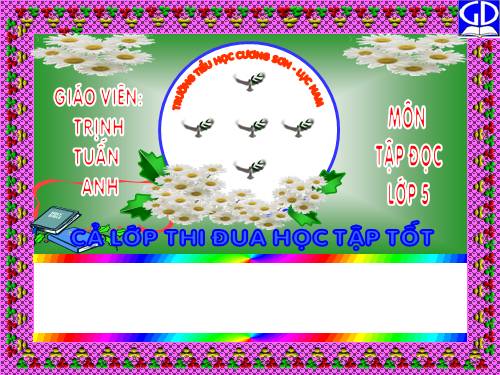 Tuần 26. Nghĩa thầy trò