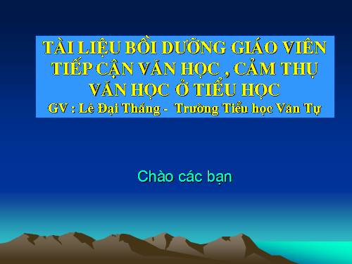 Boi duong GV tieu hoc