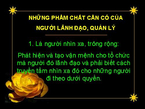 Những phẩm chất cần có của nhà quản lý.ppt