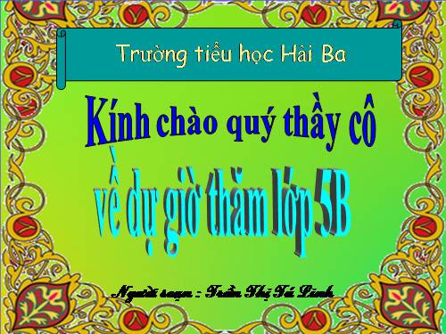 Tuần 5. Ê-mi-li, con…