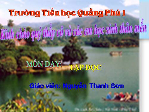 Tuần 25. Cửa sông