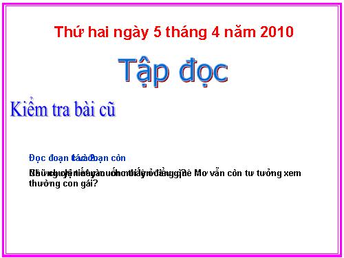 Tuần 30. Thuần phục sư tử