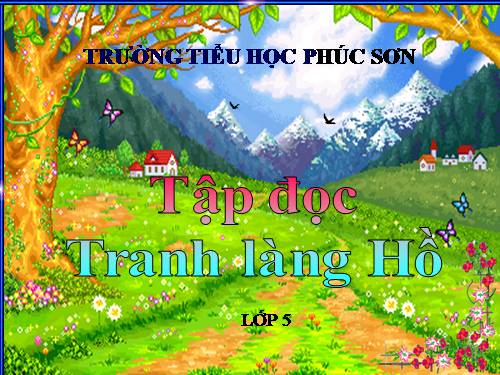 Tuần 27. Tranh làng Hồ