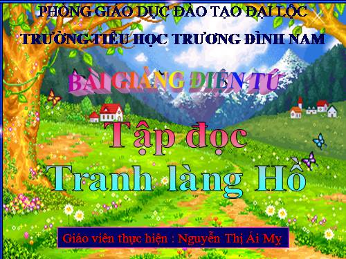 Tuần 27. Tranh làng Hồ