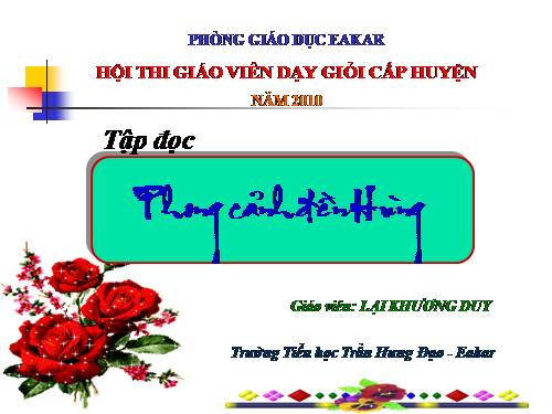Tuần 25. Phong cảnh đền Hùng