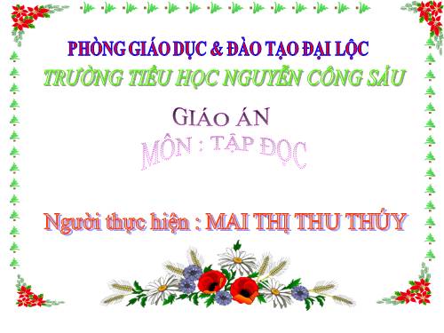 Tuần 12. Mùa thảo quả