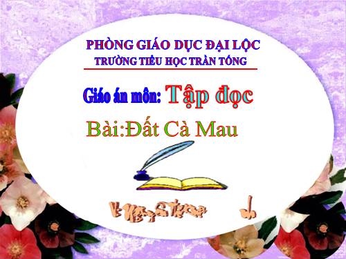 Tuần 9. Đất Cà Mau