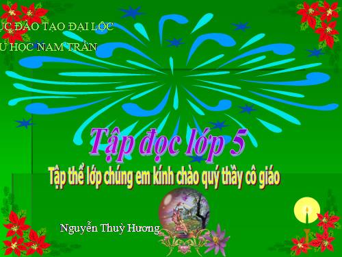 Tuần 15. Buôn Chư Lênh đón cô giáo