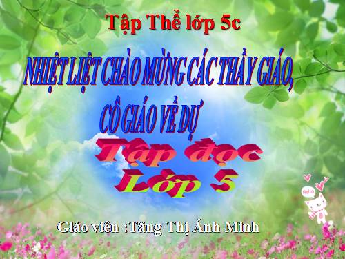 Tuần 7. Những người bạn tốt