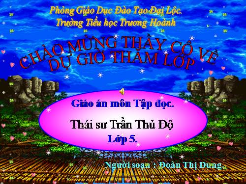 Tuần 20. Thái sư Trần Thủ Độ