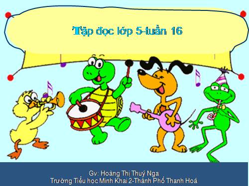 Tuần 16. Thầy thuốc như mẹ hiền