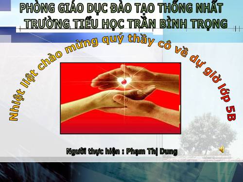Tuần 11. Tiếng vọng