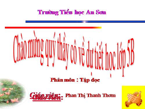 Tuần 32. Những cánh buồm