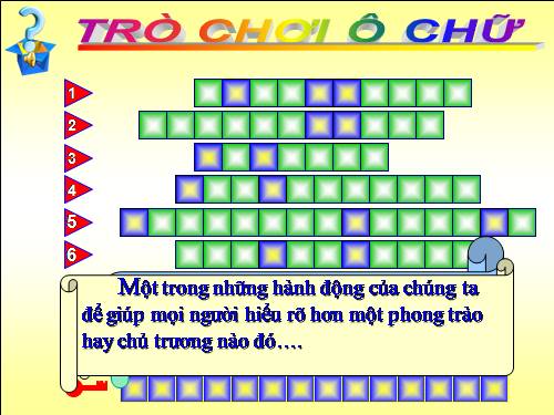 Trò chơi ô chữ Tiếng Việt