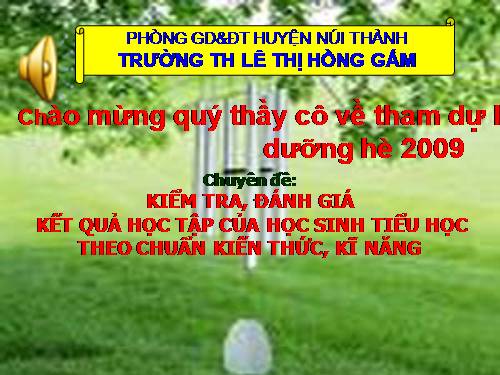 Bồi dưỡng GVTH- 09 - môn TV