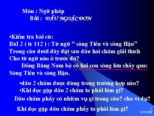 Dấu ngoặc đơn